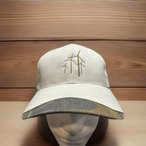 Shell Wind Energy Hat Cap Turbine Strapback Cap America Beige Camo Windmill